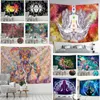 Tapestries Hippy Hippie Celestial Mandala Moon Sun Tapestry Wall Hanging Large Bohemian Cloth Decor