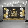 Decorazione per feste Buon compleanno Sfondo Banner Saluti Anni Sfondo Decorazioni Forniture Puntelli per cabine Po per interni ed esterni