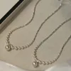 Pendentif Colliers Perles délicates Chaîne Collier Alliage Matériel Cadeau parfait pour les femmes filles