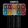 Profile Medium Size Blade Type Car Fuse Assortment 2/3/5/7.5/10/15/20/25/30/35A Fuse Set Auto Truck with Storage Box Clip