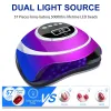 Dryers Powerful Lampara UV LED Nail Drying Lamp For Gel Polish Nails Dryer Professional Manicure Machine Supplies With Smart Sensor