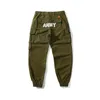 Pantalones para hombre Streetwear Hombres Mti-Pocket Cargo Joggers Algodón Pantalones militares Hip Hop Elasticidad Sweetpants Tamaño masculino 28-40 Drop Deliver DH3MW