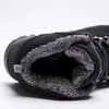 أحذية اللياقة البدنية أحذية المشي لمسافات طويلة للثلوج للرجال تحافظ على الفراء الدافئ داخل المتجول في الكاحل العالي في الهواء الطلق وهو يصطاد محظوظًا حراريًا