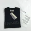 EssentialSweatshirts Men Tshirt DesignerTシャツ夏の黒いクリーンフィットTシャツカップルトップホワイトカジュアルルーズ女性ファッションシャツ