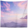 Gobeliny 3D Sunset Sceneria Tropeestry Tropical Beach Coastal Island Palm drzewa krajobrazowe sypialnia Dekorun