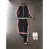Moda da donna G-Print Street Dress Giacca in due pezzi con pantaloni Completo per il tempo libero Puro cotone Autunno e inverno Jogging Sportswearjm-L-Xl