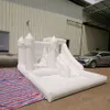 wholesale Commercial full bounce house jumper Inflatable Wedding White Bouncy Castle With slide and ball pit Jumping Bed Bouncer castles for fun toys