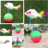 Gato Brinquedos Fengpei Pet Produtos Fábrica Direto Tumbler Divertido Brinquedo Pena Mouse Balançando Atacado Drop Delivery Home Garden Supplies Dhbkx