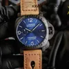 Top Clone Men Sports Assista a Panerais Luminor Movimento automático Movimento Risk Sapphire Mirror 44mm 13mm Importado Band Swiss Brand Designers Wrist 1awl