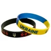 Bracelets 30pcs Ukraine Silicone Bracelet Bangles Ukraine STRAP DE CONCEPTION DES MOBRES ACCESSOIRES À LA MENS