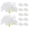 Decorative Flowers 12 Pcs Fake Flower Artificial Hydrangea Head Party Heads Wedding Silk Hydrangeas White Decorations