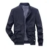 남자 재킷 스프링 가을 남자 코듀로이드 재킷 빈티지 얇은 코트 의류 긴 소매화물 아웃웨어 패션 스탠드 칼라 4xl