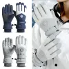 Gants Gants de ski imperméables Gants de snowboard à écran tactile thermique Gants de neige chauds d'hiver Gants de cyclisme coupe-vent pour hommes et femmes