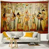 Tapestries Pharaoh Of Egypt Tapestry Wall Hanging Sandy Beach Throw Rug Blanket Camping Tent Travel Mattress Sleeping Pad