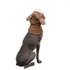 Vestuário para cães outono e inverno lã chapéu para animais de estimação pequeno-grande weimar doberman galgo cães acessórios casco para perro
