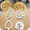 4st Leaf Leaves Jungle Biscuit Cookie Cutter Baking Mold Pastry Decorating Kitchen Tools Fondant Cake Decorating Mold DIY