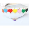 Frames 50Pcs DIY Clothes Paper Po Clips Wooden Clip Craft Colorful Mini Love Office Supplies