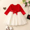 Tenues de saint valentin 6 12 18 24 mois 4t 5t bébé fille coeur manches longues Tutu Tulle robe de princesse 240326