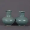 Wazony Jingdezhen Antyczne porcelanowe jezioro Blue Glaze Bamboo węzeł Niebiański wazon dekoracja domu i ozdoba domowa