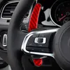 Manettes de changement de vitesse au volant, pour Golf 6 GTI/Scirocco R20 /Tiguan /CC/Seat, lame de changement de vitesse en carbone