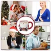 Mokken Santa Claus 3D Ceramic Beverage Cup Coffee Christmas Gifts Keepsakes Temperatuurbestendig 350 ml voor vrouwelijke mannen