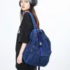 Sac à dos Denim Sacs à dos 2024 Vintage Wash Casual pour les étudiants du Collège Mode Japonais Ins Cartables de grande capacité