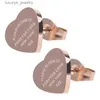 2024 Designer Women Fashion Stud Stainless Steel Lover Gifts High Polish Engagement Earrings Wholesale