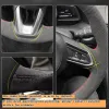 Couvre tresse de volant personnalisé en daim 100% ajusté pour Chevrolet Cruze Hatchback Sedan 2009-2014 Aveo 2011-2014 Orlando 2010-2015