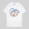 Casable Camiseta Diseñadora de ropa Mujeres Diseñador de ropa para hombres Camiseta de verano Tshirts Diseñador Mujeres Crew Cuello corto Manija corto 100% Algodón Carta de algodón