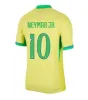 2023 2024 Brésil Jerseys de football L.Paqueta Neymar Vini Jr.23 P.Coutinho Richarlison Football Shirt G.Jesus T.Silva Bruno G. Pele Casemiro Men Women Kids Set Jersey