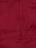 Arbeitskleider LW Patchwork Schwarz und Rot Zweiteilige Anzüge Elegante 2-teilige passende Outfits Langarm-Crop-TopReißverschluss-Design-Röcke