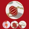 Dangle Earrings 1 Pair Chinese Style Personality Long Firecracker Female Simple Atmosphere 2024 Year Red Lantern Net