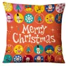 Kudde Xmas Printed Decorative Merry Christmas Santa Claus Home Decor Soffa Throw Pillows Happy Year Gift 45