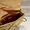 7A Luksusowy projektant mody klasyczny torba łańcuchowa kołysze łącząca torba z klapką metalową łańcuch super all-in-one crossbody torebka