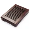 Simple Solid Wood Tea Tray Small Natural Log Chicken Wings Ebony Drawer Water Storage Tea Tray Kung Fu Tea Set Factory Wholesale