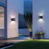 Lyser ditt utomhusutrymme med Mille Lucciole 20W Outdoor Wall Sconces - IP65 Vattentät aluminium Exteriör Belysningsarmaturer för en varm 3000K -glöd