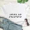 Kvinnors T-skjortor Jesus som sanningen liv T-shirt katolska kristen påsk tee skjorta topp kvinnor religiös tro tshirt
