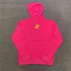 555 Örümcek Kapüşonlu Tasarımcı Hoodie Kadın Külkü Pembe Örümcek Kapüşonlu Kırmızı Sp5der Genç Thug Hoodies Erkekler Kadın Hoodie İşlemeli Örümcek Web Sweatshirt Joggers