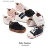 First Walkers Newborn Baby Shoes Leather Boy Girl Shoes Toddler Rubber Sole Anti-Slip First Walkers Infant Moccasins L240402