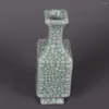Vasi Ge Forno con apertura quadrata Piccola bottiglia di apprezzamento Ornamenti cinesi retrò per la decorazione della casa