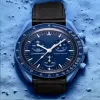 2024 New Top High Quality Couple Watch Multifunction Plastic Case Weight Moon Watches For Men Ladies Business Chronograph Explore Planet box ss66