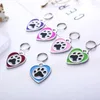 Dog Tag Free Engraved ID Personalized Custom Alloy Heart Charm Pendant Anti-lost Nameplate Necklace Pet Puppy Collar Accessories