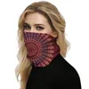 Bandanas Protective Mask Sunscreen Scarf Face Cover 3D Printed Headscarf Neck Windproof Tiara