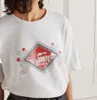 Новая Франция Париж розовая футболка с принтом звезды и кролика Роскошная мода High Street sl p Мужчины Женщины Пара Повседневные футболки Лето-Весна Хлопковая футболка YS