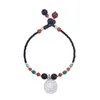 Pulseras con dijes Moda Bohemia Retro Étnica Pulsera de perlas tejida Afganistán Hombres y mujeres Playa Ajustable Drop Entrega Joyería DH4MG