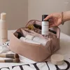 Kosmetiktaschen Große Reisetasche Für Frauen Leder Make-Up Organizer Weibliche Kulturbeutel Make-Up Fall Aufbewahrungstasche Luxus Dame Box