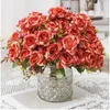 Fiori decorativi decorazioni per la casa seta artificiale profumata miele rosere bouquet shopping decoration decorazione di fiore di fiore rosa rosa rosa rosa rosa rosa rosa rosa rosa rosa rosa rosso