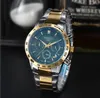 Mens Watches classics Automatic Quartz Watch Full 904L Stainless Steel Blue Black Ceramic Sapphire Folding buckle WristWatches Super luminous montre de luxe Gifts