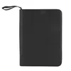 Förvaringspåsar 1 PC Black Fountain Pen Color Pu Leather Case Holder för 48 pennor