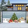 Wandteppiche, Garage, Weihnachts-Tapisserie, Kawaii-Weihnachtsmann, übergroßer Hintergrund, Stoff, Party-Dekoration, Wand, Boho-Raumdekoration, zum Aufhängen